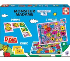 EDUCA Soubor her Monsieur Madame 4v1 / od 3 let