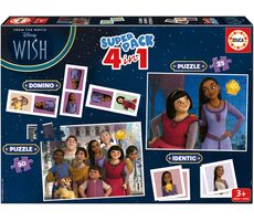 EDUCA Soubor her Přání 4v1 / od 3 let