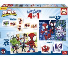 EDUCA Soubor her Spidey a jeho úžasní přátelé 4v1 / od 3 let