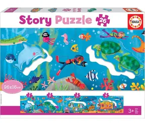 EDUCA Story puzzle Podmořský svět / 26 dílků / od 3 let