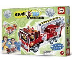 EDUCA Studio 3D model Hasičské vozidlo / 57 dílků / od 5 let