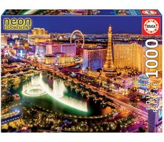 EDUCA Svítící puzzle Las Vegas / 1000 dílků / od 14 let