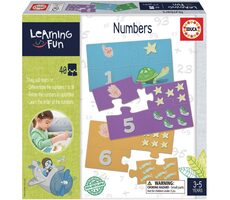 EDUCA Vzdělávací puzzle a hra Learning is Fun: Čísla / 40 dílků / od 3 let