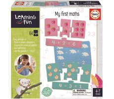 EDUCA Vzdělávací puzzle a hra Learning is Fun: Moje první matematika / 64 dílků / od 4 let
