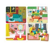 Vilac Dřevěné puzzle Dům / od 2 let