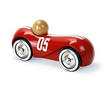 Vilac Dřevěné auto Streamline vintage červené / od 2 let
