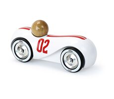 Vilac Dřevěné auto Streamline vintage bílé / od 2 let