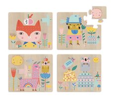 Vilac Dřevěné puzzle rozvíjející se příběh / od 2 let