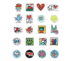 Vilac Dřevěné magnetky Keith Haring / od 2 let