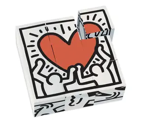 Vilac Obrázkové kostky Keith Haring / od 2 let