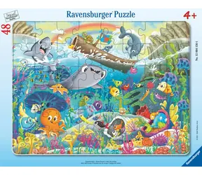 Ravensburger Puzzle: Přátelé z oceánu / 48 dílků / od 4 let 