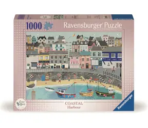Ravensburger Puzzle: Klidný pobřežní přístav / 1000 dílků / od 14 let