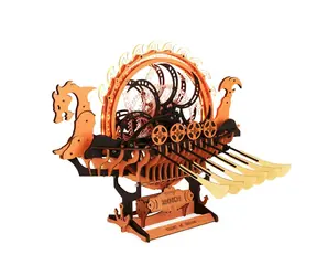 RoboTime 3D dřevěná skládačka Vikinská dračí loď