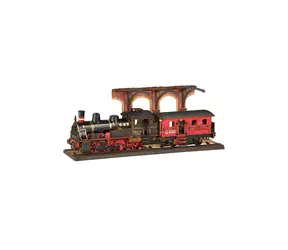 RoboTime 3D dřevěná skládačka Vintage parní lokomotiva