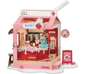 RoboTime miniatura domečku Mléčný bar Strawberry