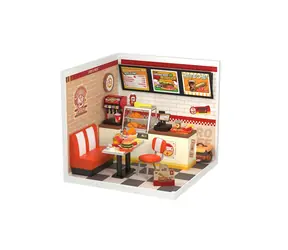 RoboTime Miniatura domečku Restaurace Mňam, mňam burger