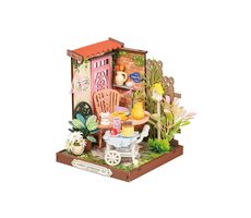 RoboTime Miniatura domečku Zahradní čajový koutek