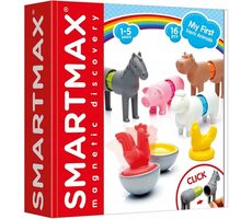 SMARTMAX Magnetická stavebnice Moje první farma 16 dílků
