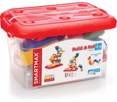 SMARTMAX Magnetická stavebnice Build & Roll 44 dílků