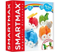 SMARTMAX Magnetická stavebnice Moje první vozidla 13 dílků