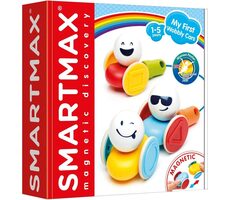 SMARTMAX Magnetická stavebnice Moje první autíčka 7 dílků