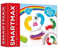 SMARTMAX Magnetická stavebnice Moje první nasouvací kroužky 12 dílků
