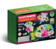 MAGFORMERS Glowing set 20 dílků