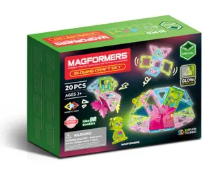 MAGFORMERS Glowing set 20 dílků