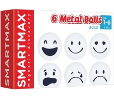 SMARTMAX Magnetická stavebnice Metal Balls Build 6 dílků