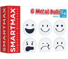 SMARTMAX Magnetická stavebnice Metal Balls Build 6 dílků
