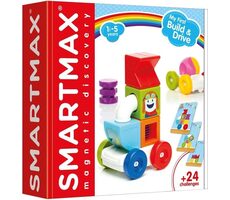 SMARTMAX Magnetická stavebnice Moji první Build & Drive 10 dílků
