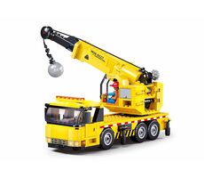 Sluban Town M38-B1195 Autojeřáb s demoliční koulí