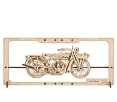 Ugears 2,5D dřevěné mechanické puzzle Indie Moto