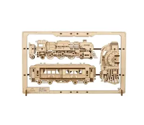 Ugears 2,5D dřevěné mechanické puzzle Steam Express