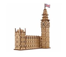 Ugears 3D dřevěné mechanické puzzle Big Ben