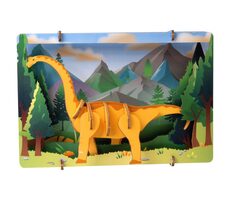 EscapeWelt 3D dřevěné puzzle Brontosaurus / Obtížnost: lehká / od 8 let