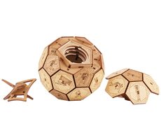 EscapeWelt Dřevěný hlavolam Quest Ball / Obtížnost: střední / od 14 let