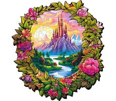 EscapeWelt Dřevěné puzzle Kouzelný les / 200 dílků /  Obtížnost: střední / od 8 let