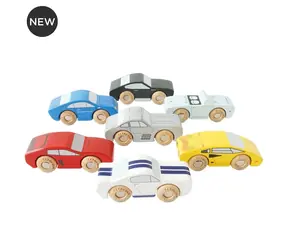 Le Toy Van  Set dřevěných sportovních autíček / od 2 let