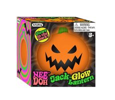 Schylling NeeDoh Halloweenská dýně svítící ve tmě 1 ks / od 3 let