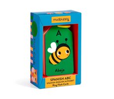 Mudpuppy ABC španělsko-anglické karty na kroužku 27 ks / od 1 roku