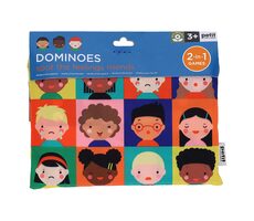 Petit Collage Domino 2v1 pocity/čísla / od 3 let