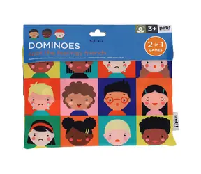 Petit Collage Domino 2v1 pocity/čísla / od 3 let
