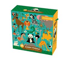 Mudpuppy Jumbo puzzle: Zvířátka z celého světa / 25 dílků / od 2 let