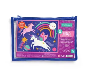 Mudpuppy Puzlle Jednorožec Magic + taštička / 12 dílků / od 2 let