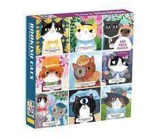 Mudpuppy Puzzle Bookish Cats / 500 dílků / od 8 let