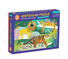 Mudpuppy Puzzle Lentikulární Kočky malé a velké / 75 dílků / od 5 let