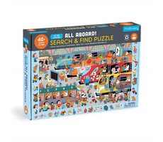 Mudpuppy Puzzle Nádraží / 64 dílků / od 4 let