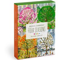 Galison Sada hracích karet Čtyři roční období - Michael Storrings