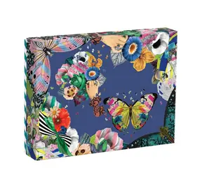 Galison Tvarové puzzle Christian Lacroix Motýl a Kytice v sadě / od 8 let